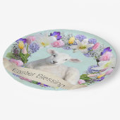 Kleiner Lamm-Ostern-Pappteller Pappteller (Schrägansicht)