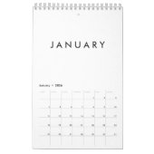 Kleiner leerer Kalender - Sie können ihn personali (Jan 2026)