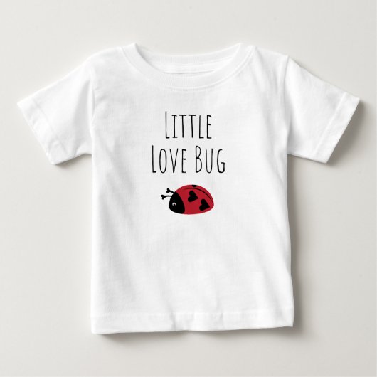 Kleiner Liebe-Bug Baby T-shirt (Vorderseite)