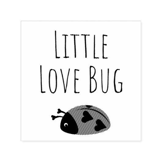 Kleiner Liebe-Bug Permastempel (Design)