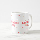 Kleiner Liebeskäfer-Valentinstag Kaffeetasse (VorderseiteRechts)