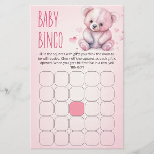 Kleiner Liebling Baby Shower Bingo Spiel