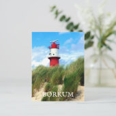 Kleiner Lighthouse, Borkum, Ostfriesland, Deutschl Postkarte (Stehend Vorderseite)