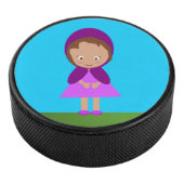 Kleiner Lila Hockey-Puck Eishockey Puck (3/4)