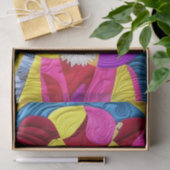 Kleiner Lion Cub quilt like Design Seidenpapier (Geschenk)