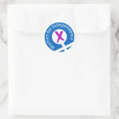 Kleiner Logostift Runder Aufkleber (Tasche)