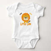kleiner Löwe Baby Strampler (Vorderseite)