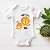 kleiner Löwe Baby Strampler