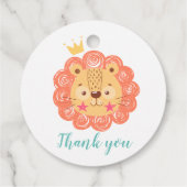 Kleiner Löwe, danke Geschenkanhänger (Rückseite)