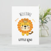 kleiner Löwe Feiertagskarte (Stehend Vorderseite)