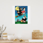 kleiner Lulu und die Hexen Poster (Küche)