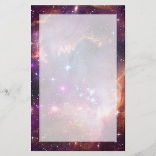 Kleiner Magellanic Wolken-Galaxie-Raum Briefpapier (Vorderseite)