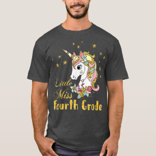kleiner Mangel vierte Klasse Zurück zur Schule Uni T-Shirt