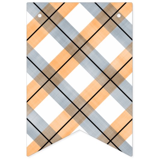 Kleiner Mann Baby Dusche Banner Junge Orangennavy (Zweite Fahne)