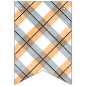 Kleiner Mann Baby Dusche Banner Junge Orangennavy (Dritte Fahne)