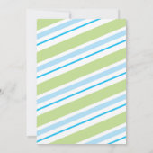 Kleiner Mann| Babydusche Einladung (Rückseite)