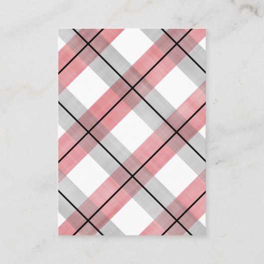 kleiner Mann Babydusche Junge Rot Graue Buchanfrag Begleitkarte (Rückseite)