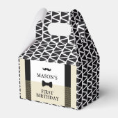 Kleiner Mann bevorzugt Box, Jungen zum ersten Gebu Geschenkschachtel (Rückseite)