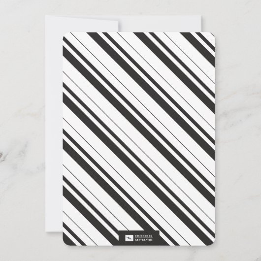 Kleiner Mann Bow Krawatte Classic Boy Baby Shower Einladung (Rückseite)