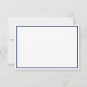 Kleiner Mann Danke Karte, Marine, Imitate Glitzer (Rückseite)