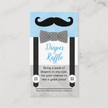 Kleiner Mann Duschdiapier Tombola blau