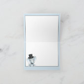 Kleiner Mann Elephant Babydusche Danke Karten (Innenseite)