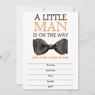 Kleiner Mann Fliege Junge Baby Shower