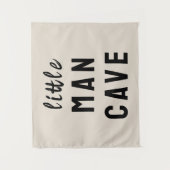 Kleiner Mann Höhle Boy's Room Kinderzimmer Spielsa Wandteppich (Vorderseite)