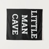 Kleiner Mann Höhle Boy's Room Kinderzimmer Spielsa Wandteppich (Vorderseite (Horizontal))