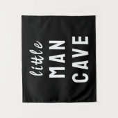 Kleiner Mann Höhle Boy's Room Playroom Kinderzimme Wandteppich (Vorderseite)