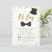 Kleiner Mann ist auf dem Weg zur Einladung der Bab (Stehend Vorderseite)