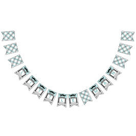 Kleiner Mann Minzgrün graue Babydusche Wimpelkette