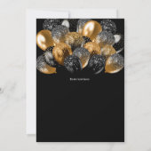 Kleiner Mann, Mr. One-derful Birthday, Balloons Einladung (Rückseite)