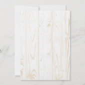 Kleiner Mann oder wenig vermisst Geschlecht offenb Einladung (Rückseite)