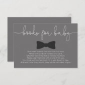 Kleiner Mann Schnurrbart Baby Duschbücher für Baby Begleitkarte (Vorne/Hinten)