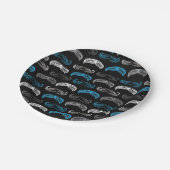 Kleiner Mann/Schnurrbart - Party - PapierTeller (Schrägansicht)