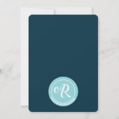 Kleiner Mann Suspender Kinderdusche Einladung (Rückseite)