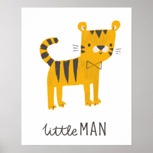 Kleiner Mann   Tiger Fliege Poster