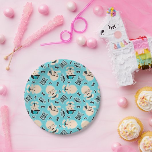 Kleiner Mann Typ Party Wortscheibe Pappteller (Party)