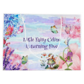 kleiner Märchengeburt Große Geschenktasche Geschenktüte (Rückseite)