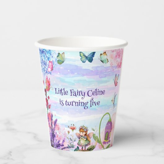 kleiner Märchengeburtstags-Cup Pappbecher (Vorderseite)