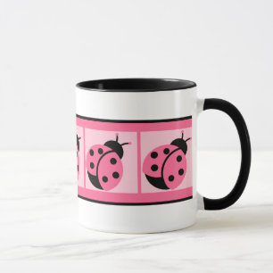 Kleiner Marienkäfer-Band-Kaffeebecher Tasse