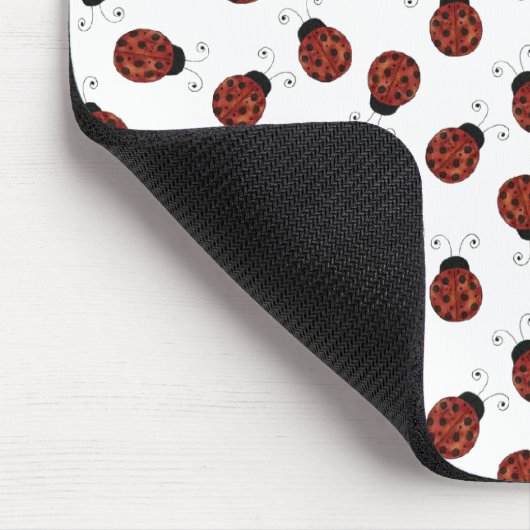 Kleiner Marienkäfer Mousepad (Ecke)