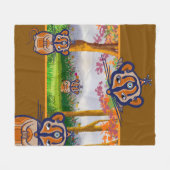 Kleiner Mäuschen Fleece-Decke Fleecedecke (Vorderseite (Horizontal))