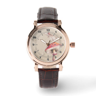 Kleiner Mäuserotpilz Armbanduhr