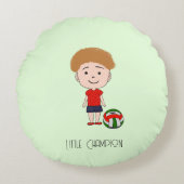 Kleiner Meister Rundes Kissen (Vorderseite)