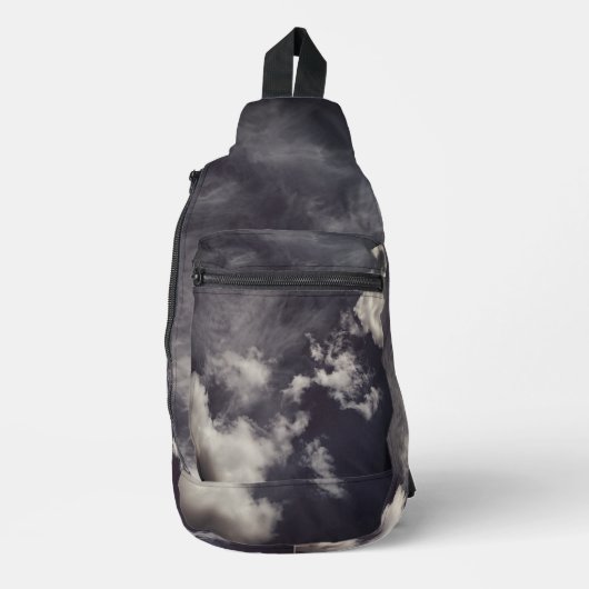 Kleiner Metallrucksack Crossbody Bag (Vorderseite)