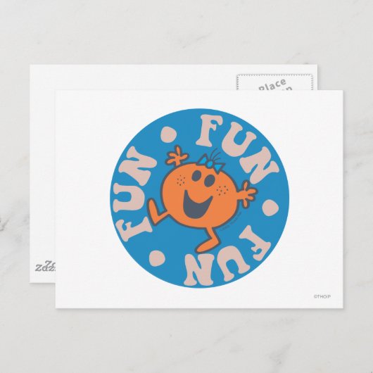 Kleiner Miss Fun Spaß Postkarte (Vorne/Hinten)
