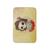 Kleiner Miss Tod und Rose Badematte (Vorderseite Vertikal)