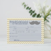 Kleiner Mister Babydusche Einladung (Stehend Vorderseite)